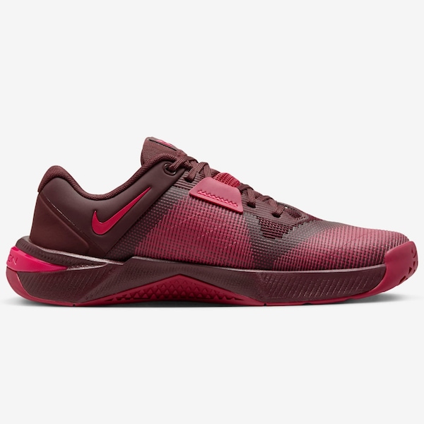 Vista 2 Tênis Feminino Nike Metcon 10 MARROM ESC/VINHO Nike MARROM ESC/VINHO