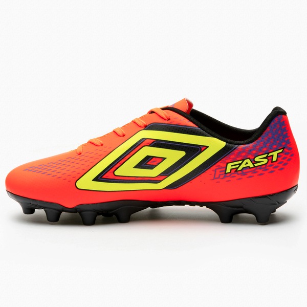 Vista 3 Chuteira de Campo Adulto Umbro Fast II CORAL Umbro CORAL