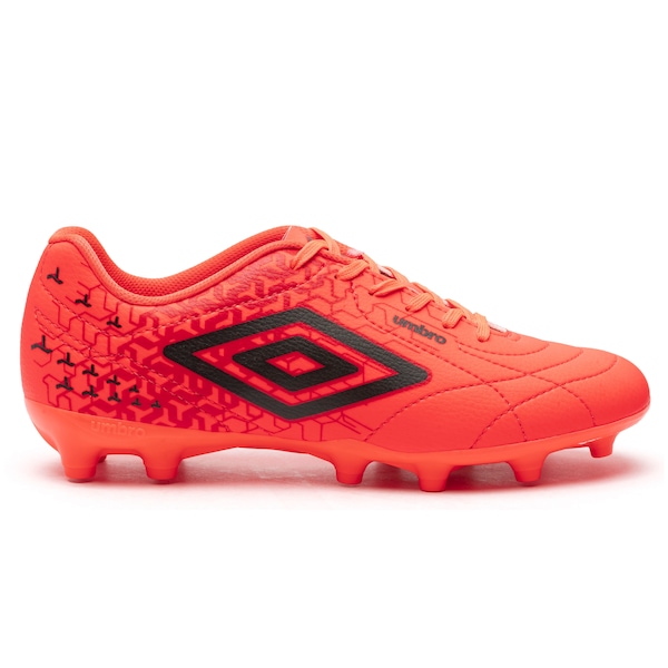 Vista 2 Chuteira de Campo Adulto Umbro Class Neo CORAL/PRETO Umbro CORAL/PRETO