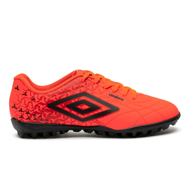 Vista 2 Chuteira Society Adulto Umbro Class Neo CORAL/PRETO Umbro CORAL/PRETO