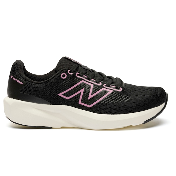 Vista 2 Tênis Feminino New Balance 413v3 PRETO/ROSA New Balance PRETO/ROSA