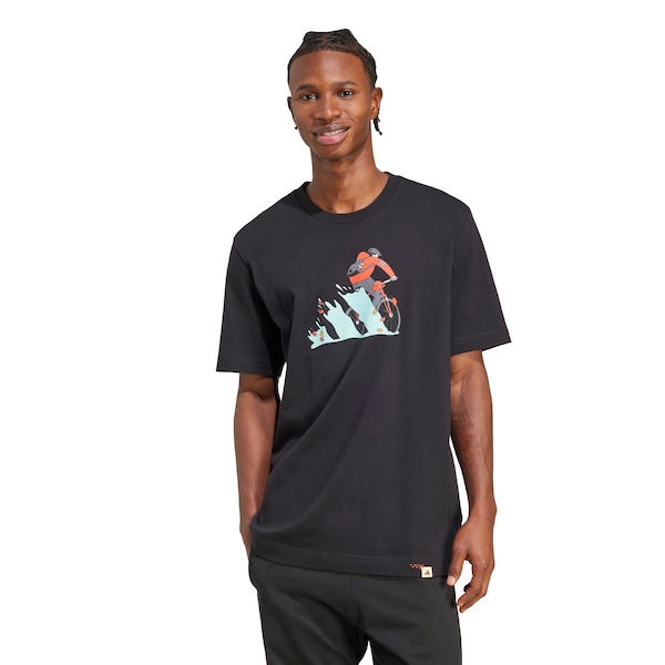 Camiseta adidas Doodle Hunt Bike Masculina