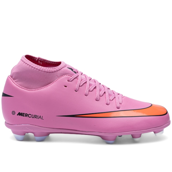 Vista 2 Chuteira de Campo Adulto Nike Mercurial Superfly 10 Club ROSA/VERMELHO Nike ROSA/VERMELHO