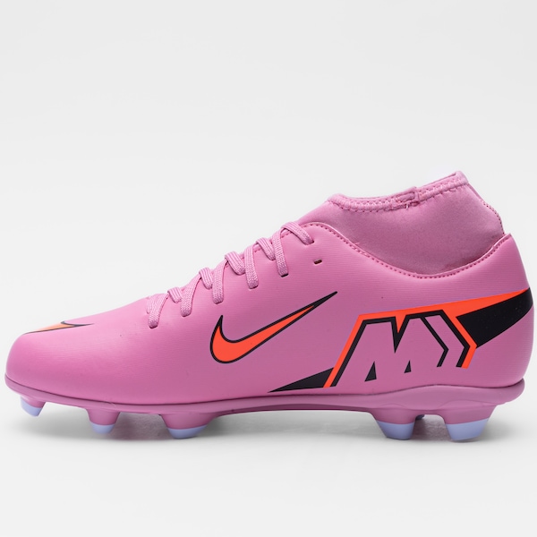 Vista 3 Chuteira de Campo Adulto Nike Mercurial Superfly 10 Club ROSA/VERMELHO Nike ROSA/VERMELHO