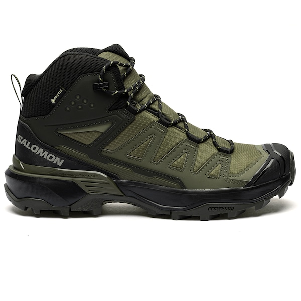 Vista 2 Bota Masculina Salomon X Ultra 360 MID GTX M VERDE ESCURO Salomon VERDE ESCURO