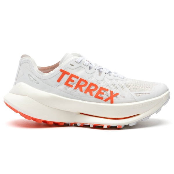 Vista 2 Tênis Masculino adidas Terrex Agravic Speed Ultra Trail Running BRANCO/LARANJA Adidas BRANCO/LARANJA