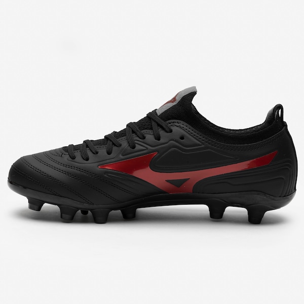 Vista 3 Chuteira de Campo Adulto Mizuno Regent MD PRETO/VERMELHO Mizuno PRETO/VERMELHO