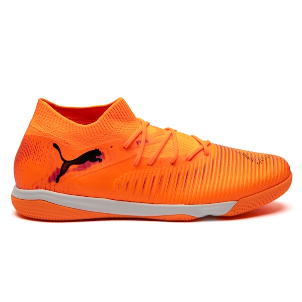 Vista 2 Chuteira Futsal Adulto Puma FUTURE 8 MATCH LARANJA Puma LARANJA