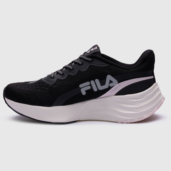 Vista 3 Tênis Feminino Fila Comet 2 PRETO Fila PRETO