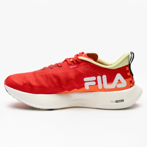 Vista 3 Tênis Feminino Fila KR7 Pro Speed Tech VERMELHO/LARANJA Fila VERMELHO/LARANJA