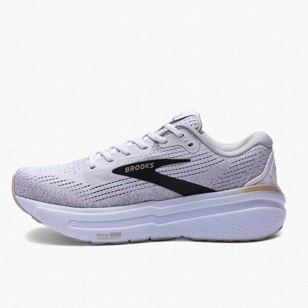Tênis Masculino Brooks Ghost Max 2 | Cor: BRANCO/PRETO | Tamanho: 41.5