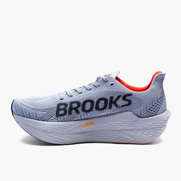 Vista 3 Tênis Feminino Brooks Hyperion Max 2 CINZA CLA/LARANJA Brooks CINZA CLA/LARANJA