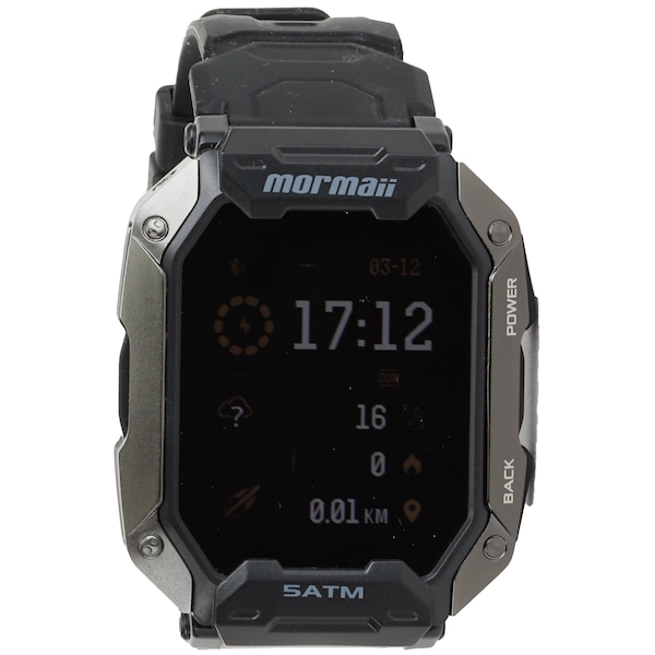 Vista 2 Smartwatch Mormaii com Monitor Cardíaco Force Full Display MOFORCEAA PRETO Mormaii PRETO