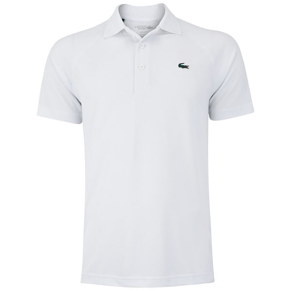 Camisa Polo Lacoste Pique Ultrad RY Regular Masculina | Cor: BRANCO | Tamanho: GG