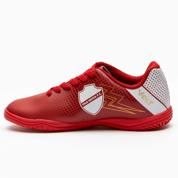 Vista 3 Chuteira Futsal Júnior Volt Vila Nova VINHO Volt VINHO