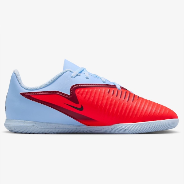 Vista 3 Chuteira Futsal Júnior Nike Phantom 6 Club AZUL/BRANCO Nike AZUL/BRANCO