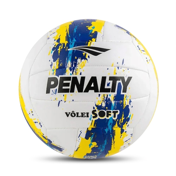 Bola de Vôlei Penalty Soft XXIII | Cor: BRANCO/AZUL | Tamanho: único