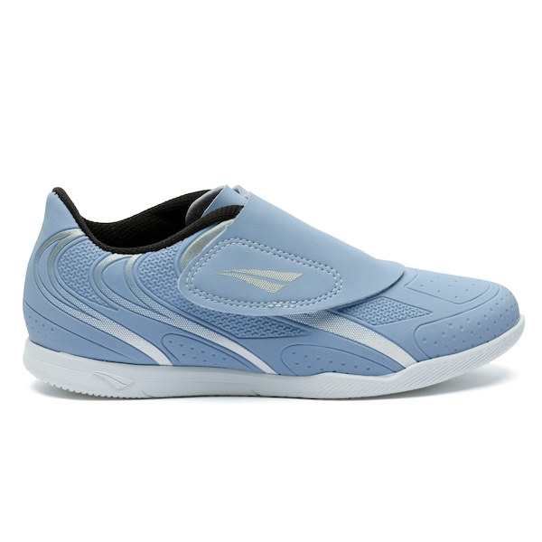 Vista 2 Chuteira Futsal Júnior Penalty Rocket Y5 PRETO/BRANCO Penalty PRETO/BRANCO