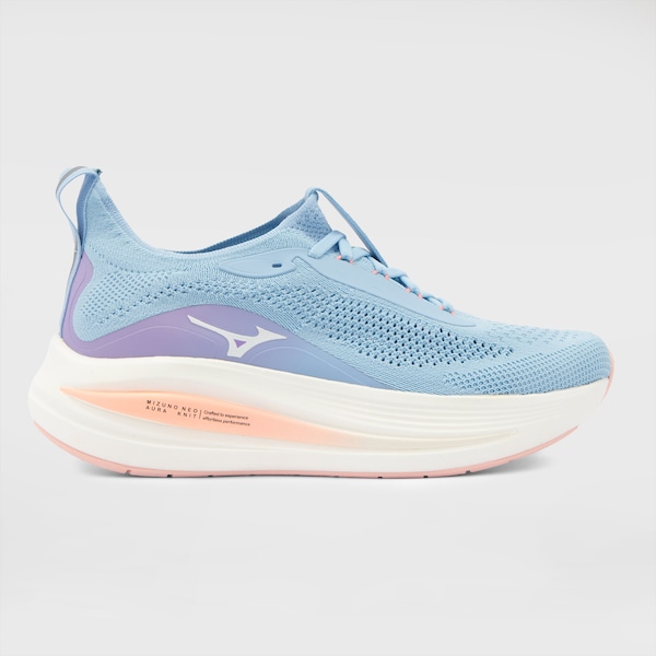 Tênis Feminino Mizuno Neo Aura Knit | Cor: AZUL CLARO | Tamanho: 39