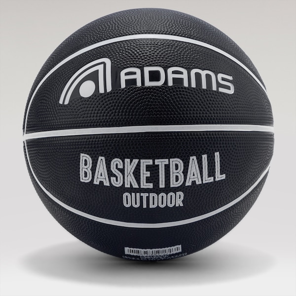 Bola de Basquete Adams | Cor: PRETO | Tamanho: único