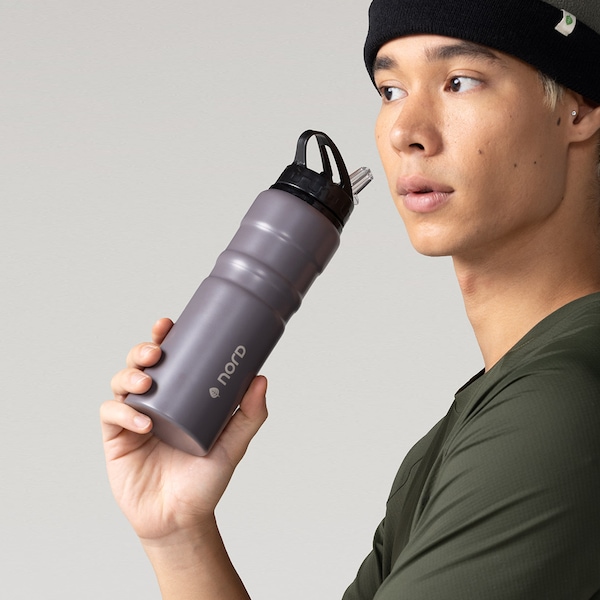 Garrafa de Alumínio Nord - 750 ml | Cor: ROXO CLARO | Tamanho: único