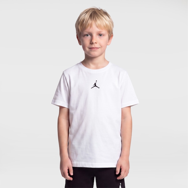 Camiseta Nike Jordan Sport Culture Juvenil | Cor: BRANCO | Tamanho: 9-10anos