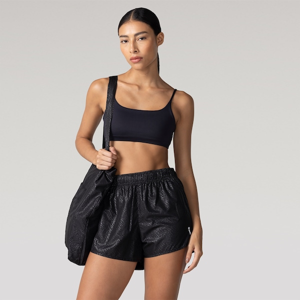 Short Basic Print II Oxer Feminino | Cor: PRETO | Tamanho: GG