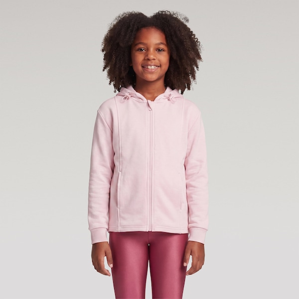 Blusão Oxer Cropped Premium Infantil | Cor: ROSA | Tamanho: 10