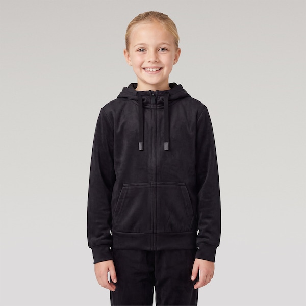 Jaqueta Oxer Plush Infantil | Cor: PRETO | Tamanho: 14