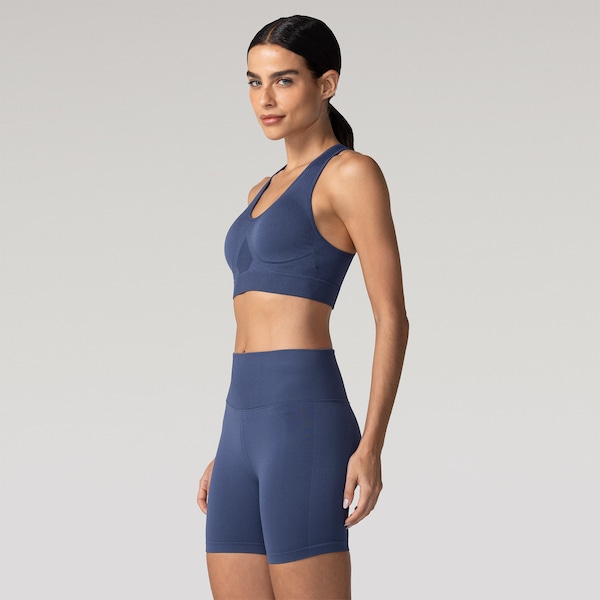Bermuda Oxer Curta Sem Costura Feminina