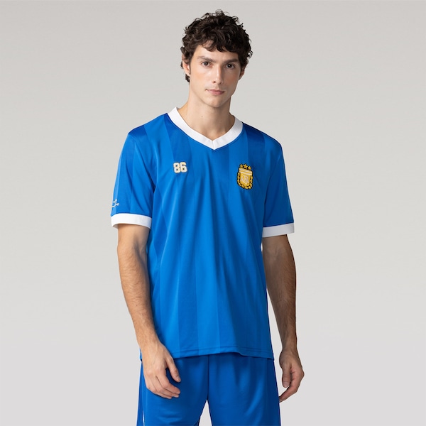 Camisa Seleção da Argentina Retrô AFA 86 Masculina