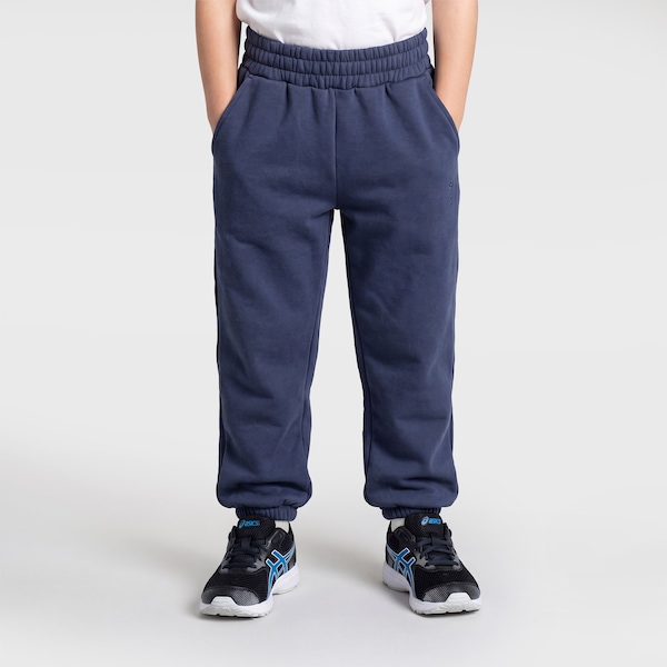 Calça Moletom Oxer Jogger Bolsos Laterais Infantil | Cor: AZUL ESCURO | Tamanho: 8