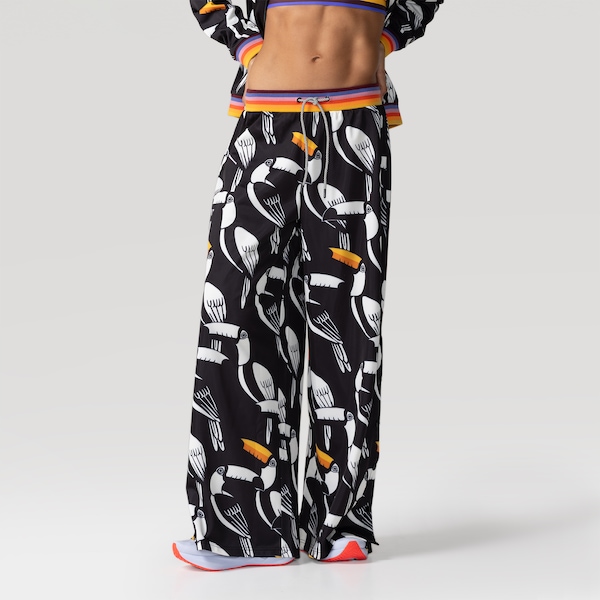 Calça Farm Politricot Tucano Rainbow Feminina | Cor: PRETO/BRANCO | Tamanho: M