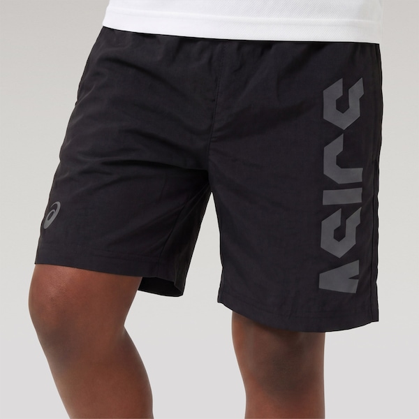 Bermuda Plano ASICS Infantil | Cor: PRETO | Tamanho: 14