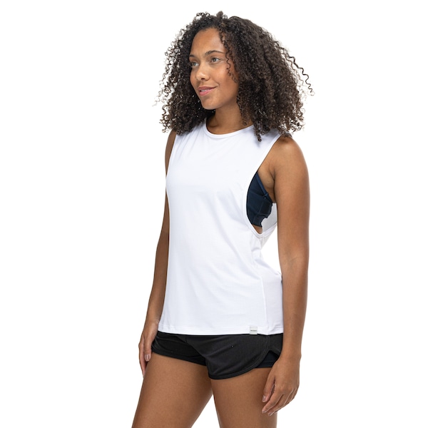 Camiseta Regata Vestem Chris Feminina | Cor: BRANCO | Tamanho: G