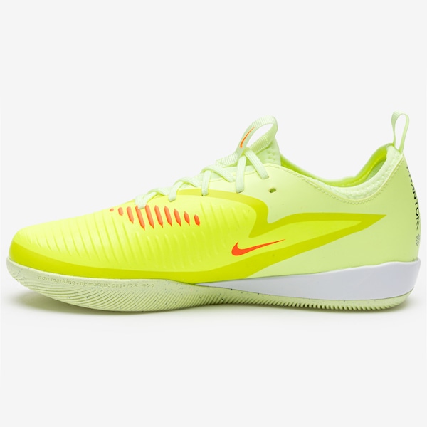 Vista 3 Chuteira Futsal Júnior Nike Phantom 6 Academy AZUL/BRANCO Nike AZUL/BRANCO