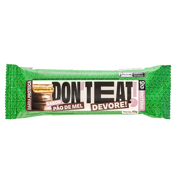 Barra de Proteína Don't Eat Pão de Mel - 40g