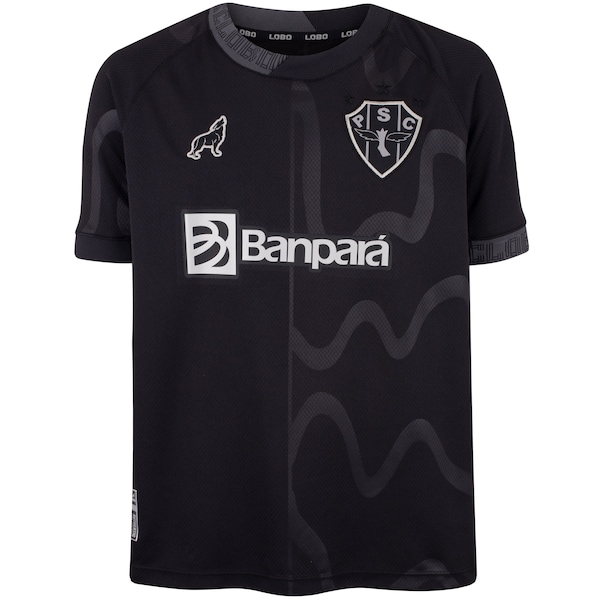 Camisa do Paysandu III 25/26 Torcedor Lobo Juvenil | Cor: PRETO | Tamanho: 12