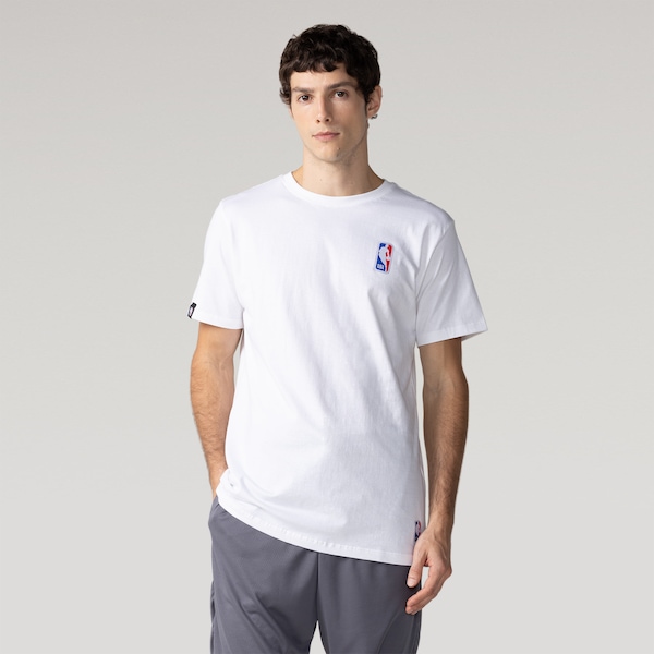 Camiseta NBA New NBA N1597 - Masculina | Cor: OFF WHITE | Tamanho: P