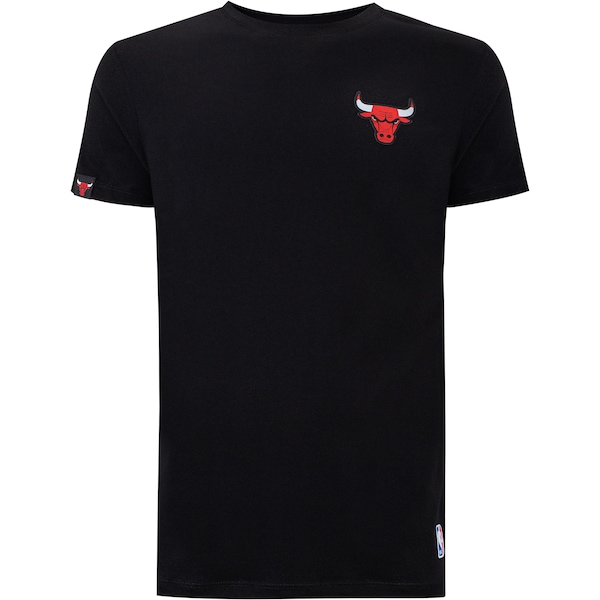 Camiseta NBA New Bulls N1598 - Masculina | Cor: PRETO | Tamanho: GG