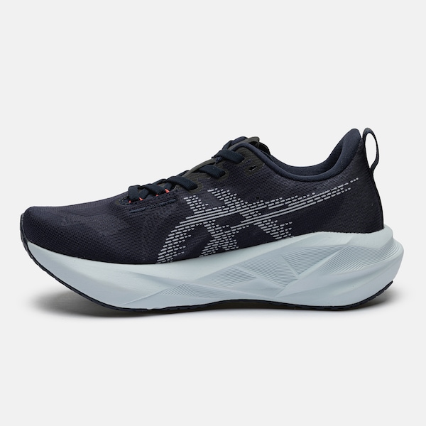Vista 3 Tênis Unissex ASICS Novablast 5 São Silvestre AZUL/BRANCO ASICS AZUL/BRANCO