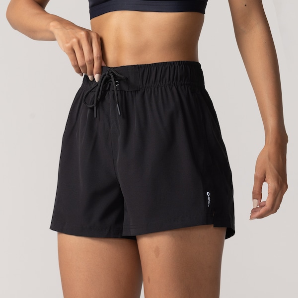 Shorts Oxer Liso Cos Contrastante - Feminino