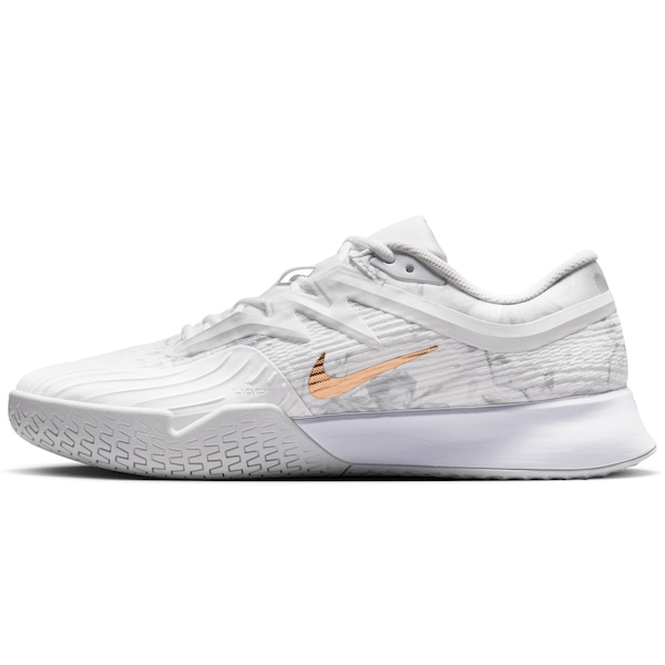 Vista 3 Tênis Masculino Nike Zoom Vapor Pro 3 Magnolia BRANCO/OURO Nike BRANCO/OURO