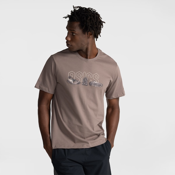 Camiseta Masculina Malha Estampada ASICS
