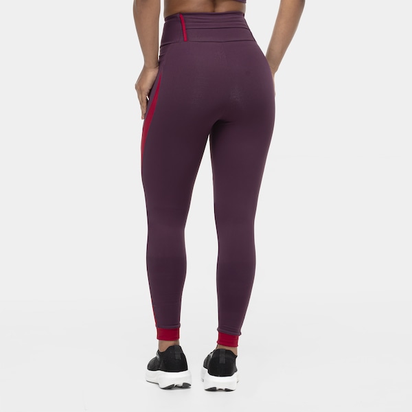 Vista 3 Calça Lauf Legging Orchid Feminina VINHO Lauf VINHO