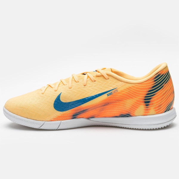 Vista 3 Chuteira Futsal Adulto Nike Zoom Vapor 16 Academy Mbappé LARANJA/AZUL Nike LARANJA/AZUL