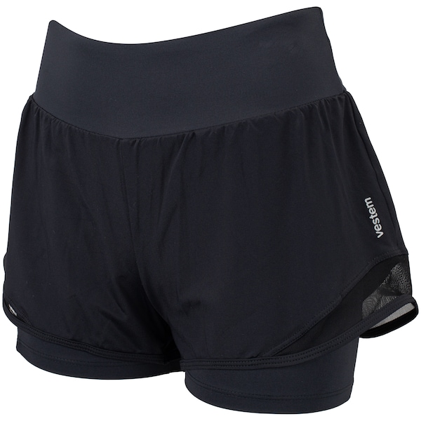 Short Running Com Recorte Vestem Feminino