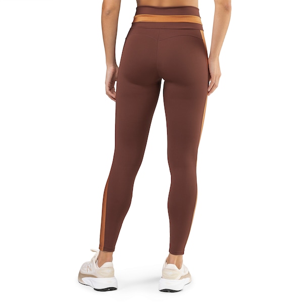 Vista 3 Calça Legging Vestem Cós Transpas Feminina MARROM ESCURO Vestem MARROM ESCURO