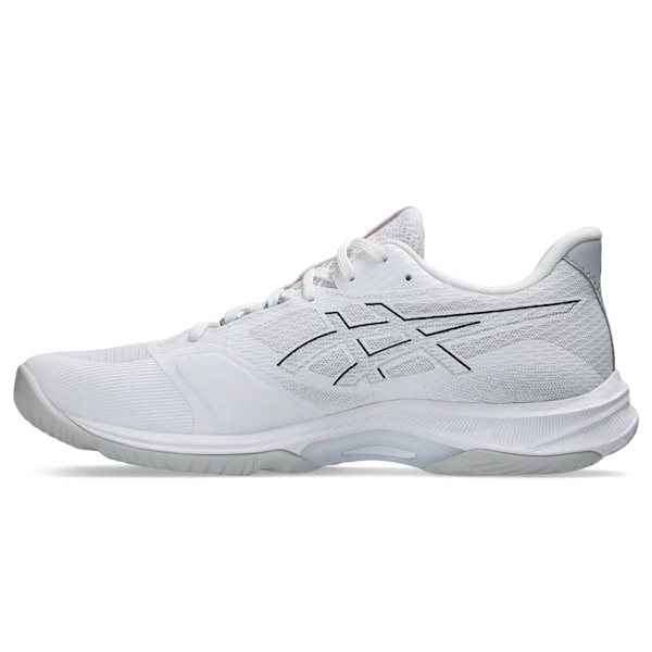 Vista 3 TENIS ASICS NETBURNER BALLISTIC FF 4 BRANCO/PRATA ASICS BRANCO/PRATA