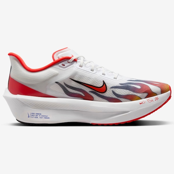 Vista 3 Tênis Unissex Nike Zoom Fly 6 Premium BRANCO/VERMELHO Nike BRANCO/VERMELHO